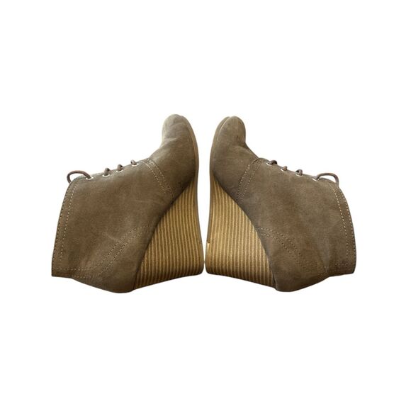 Arizona Women's Lawrence Wedge Ankle Boots SIZE 8.5M Brown Heel - Picture 5 of 6